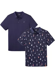 Poloshirt (set van 2), korte mouw, bpc bonprix collection