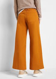 Culotte met wijde pijpen en comfortband, cropped, bpc bonprix collection