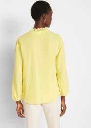 Mousseline blouse met broderie anglaise, bpc selection premium