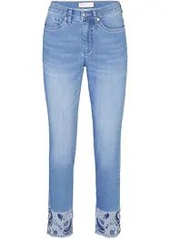 Jeans met borduursel, bonprix