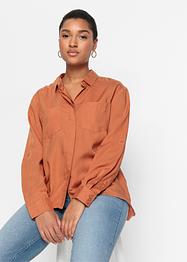 Blouse van lyocell, RAINBOW