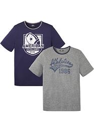 T-shirt (set van 2), bpc bonprix collection