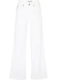 Wide leg stretch jeans mid waist, bonprix