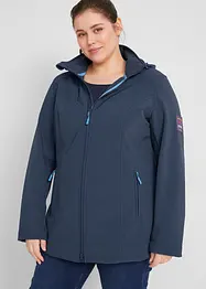 Stretch softshell jas, waterafstotend, bonprix