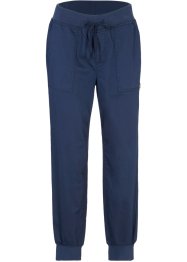 Twill broek met comfortband, bonprix