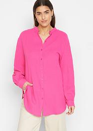 Mousseline blouse met zijsplitten, bpc bonprix collection