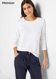 Essential longsleeve met ronde hals, naadloos, bpc bonprix collection
