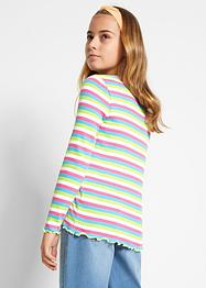 Meisjes geribd shirt van biologisch katoen, bpc bonprix collection