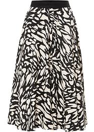 Midi rok van viscose, BODYFLIRT