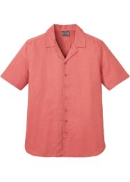 Overhemd met linnen en korte mouwen, bpc selection