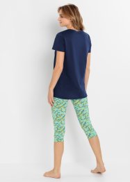 Capri pyjama en scrunchie (3-dlg.set), bpc bonprix collection
