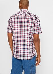 Overhemd van zomers materiaal met korte mouwen, John Baner JEANSWEAR
