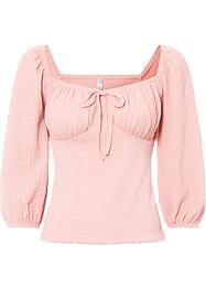 Shirt in bustierlook met structuur, RAINBOW