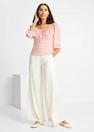 Shirt in bustierlook met structuur, RAINBOW