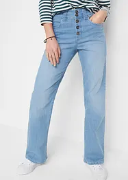 High waist stretch jeans, straight, bonprix