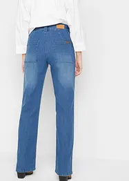 High waist stretch jeans, straight, bonprix