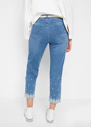 Mid waist 3/4 jeans, straight, bonprix