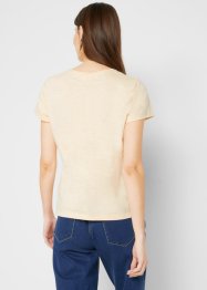 Basic T-shirt met print (set van 2), bonprix