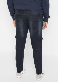 Slim fit cargo stretch jeans, straight, bonprix