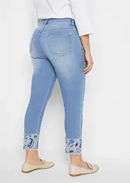 Jeans met borduursel, bonprix