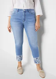 Jeans met borduursel, bonprix