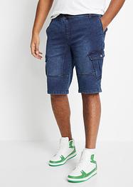 Sweatjeans bermuda met cargozakken, regular fit, RAINBOW
