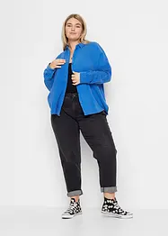 Barrel stretch jeans, mid waist, bonprix