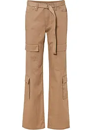 Cargo broek met riem, bonprix