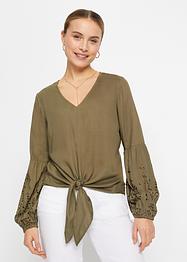 Blouse met broderie anglaise, BODYFLIRT