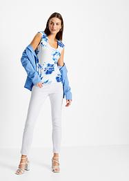 Gedessineerd shirt met broderie anglaise, BODYFLIRT
