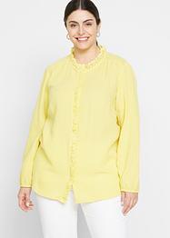 Mousseline blouse met broderie anglaise, bpc selection premium