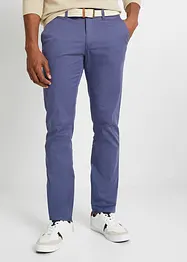 Regular fit stretch chino met rem, straight, bonprix