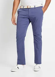 Regular fit chino met comfortband riem, straight, bonprix