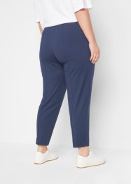 Punto di roma broek met biezen en elastische band, bpc bonprix collection