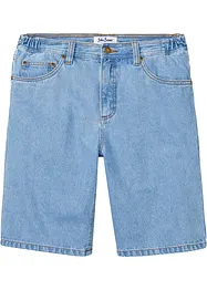 Jeans bermuda met elastiek opzij, classic fit, bonprix