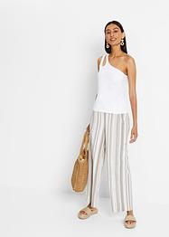Cold shoulder top met biologisch katoen, RAINBOW