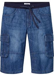 Lange jeans bermuda, loose fit, John Baner JEANSWEAR