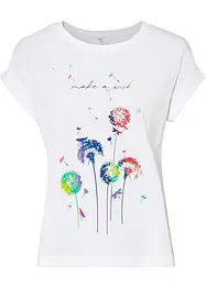 Shirt met paardenbloemen, bonprix