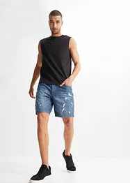 Lange jeans short, loose fit, John Baner JEANSWEAR