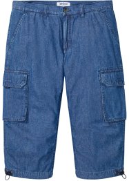 3/4 jeans met cargozakken, loose fit, John Baner JEANSWEAR