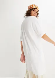 Lange, oversized blouse van mousseline, bonprix