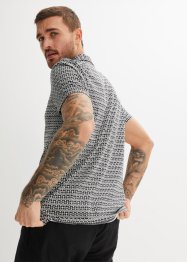 Poloshirt met comfort fit, korte mouwen en minimal print, bpc bonprix collection