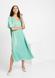 Satijnen midi jurk van viscose, BODYFLIRT
