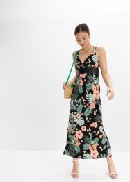 Maxi jurk met imitatieleer, BODYFLIRT boutique