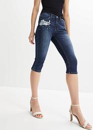 Capri jeans met borduursel, BODYFLIRT boutique
