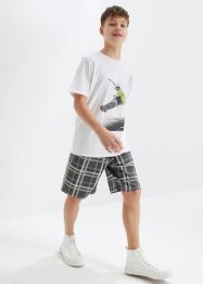 Jongens T-shirt en korte shirtbroek (2-dlg. set), bpc bonprix collection