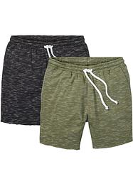Sweat shot met rolrandjes (set van 2), regular fit, RAINBOW