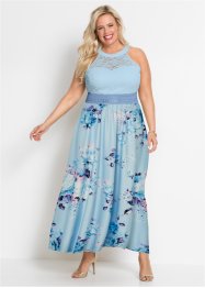 Maxi jurk met bloemenprint en kant, BODYFLIRT boutique