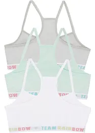 Meisjes bralette (set van 3), bonprix