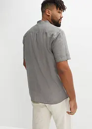 Overhemd in washed out look met korte mouwen, bonprix